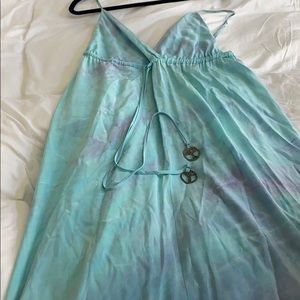 Maxi 100% silk dress